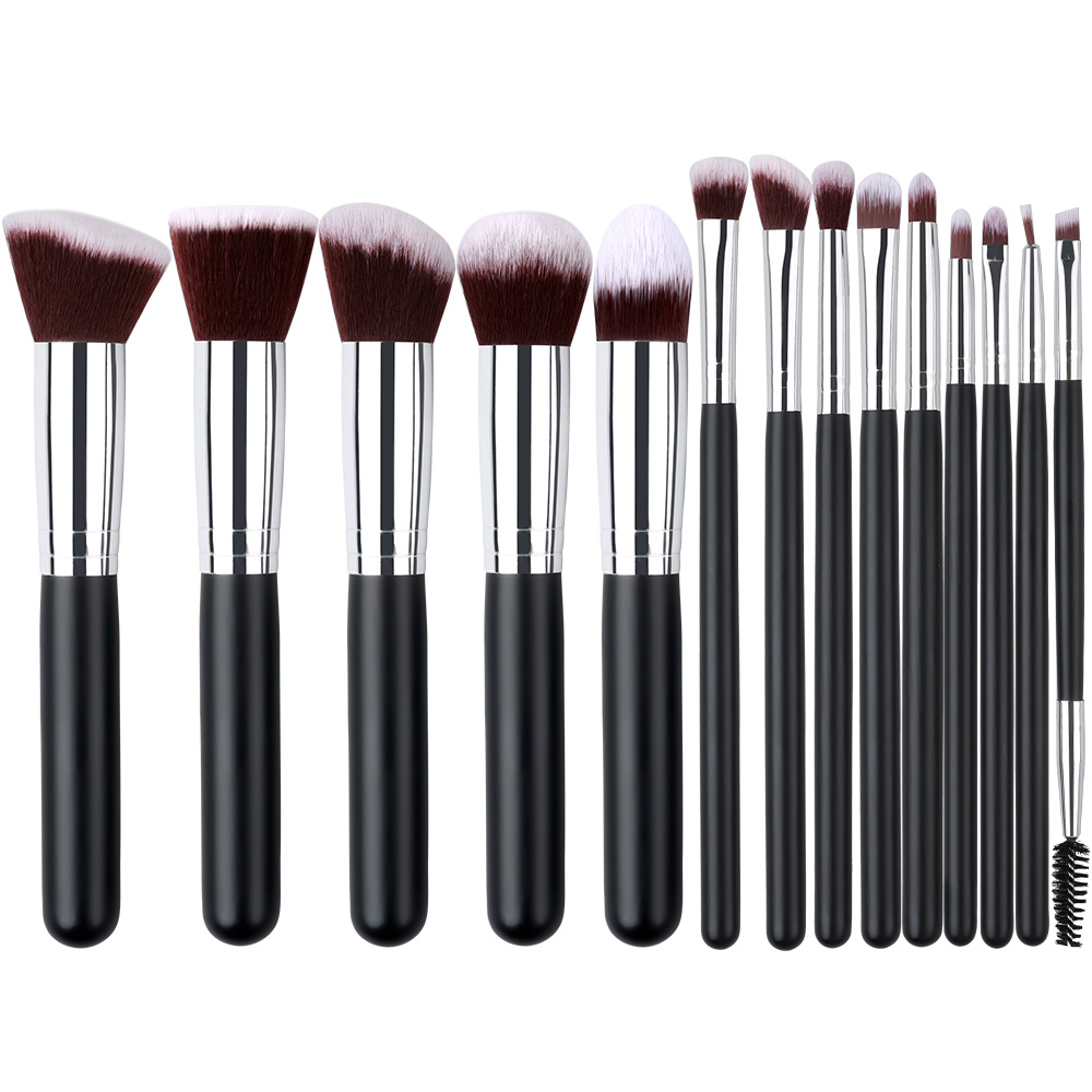 Huda Beauty Makeup Brush Set - プロのメイクブラシセット 14/16 個ソフトふわふわ輪郭彫刻ブラシパウダーブラッシュブレンド化粧品顔美容ツール