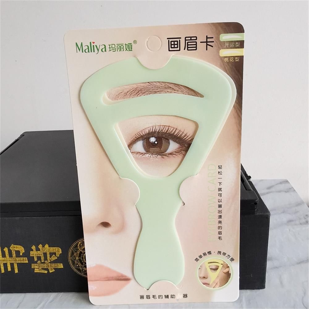 Beauty Makeup Drawing - 2 ピース/セット美容メイクアップヘルパーツール眉毛整形テンプレート眉毛ステンシル描画カードグルーミング整形モールド