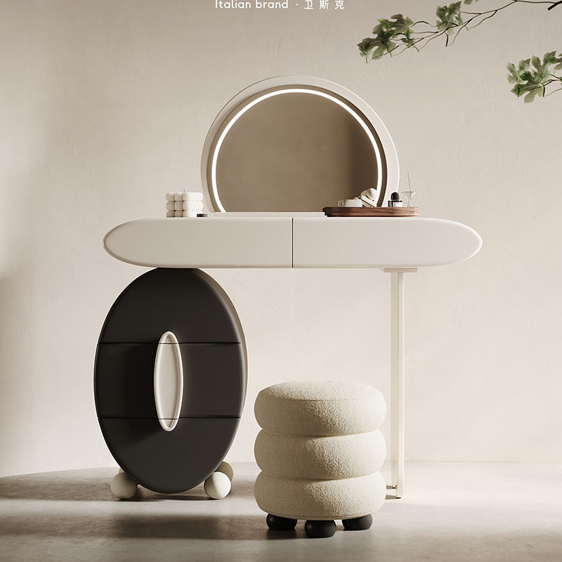 Beauty Makeup Table - モダンな美容化粧台メイクアップベッドサイド収納快適なドレッシングテーブル化粧品オーガナイザーベスティドレストレンディな家具