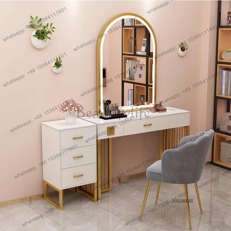 X4プロフェッショナルストアメイクアップバニティモダンスタジ - Beauty Makeup Table のレビューと価格
