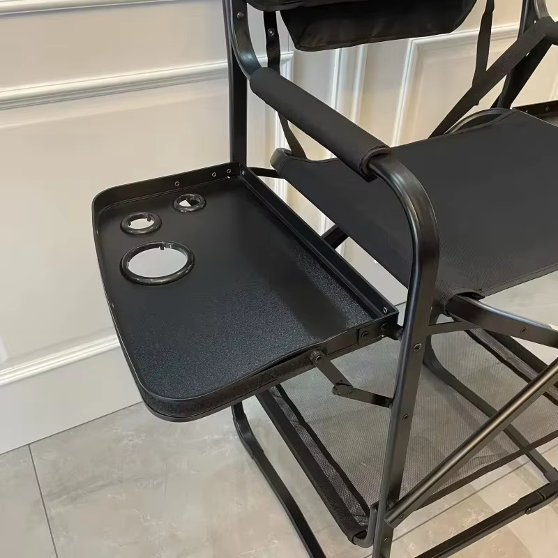 背の高いディレクターズチェア、頑丈なバーハイト折りたたみ式メ - Beauty Makeup Table のレビューと価格