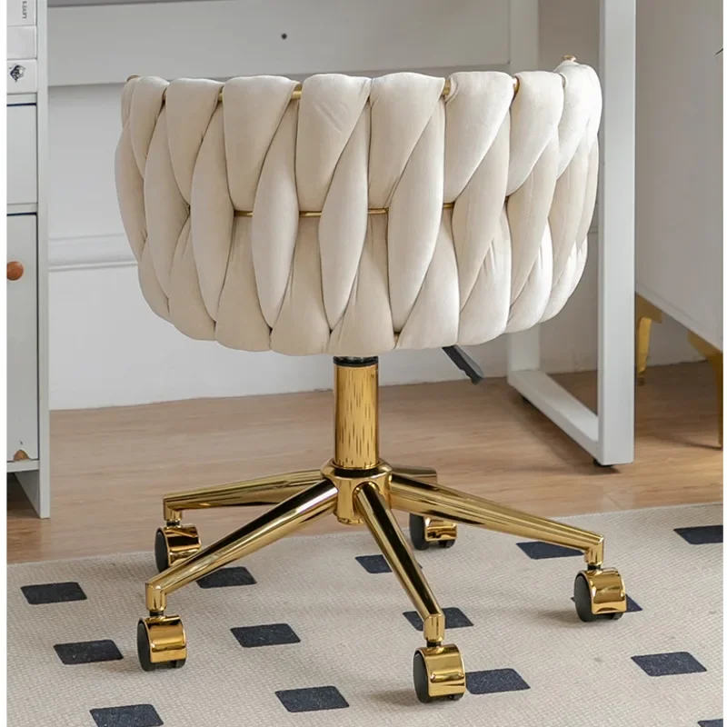 人間工学に基づいたベルベット張りのメイクアップチェア、家庭用 - Beauty Makeup Table のレビューと価格