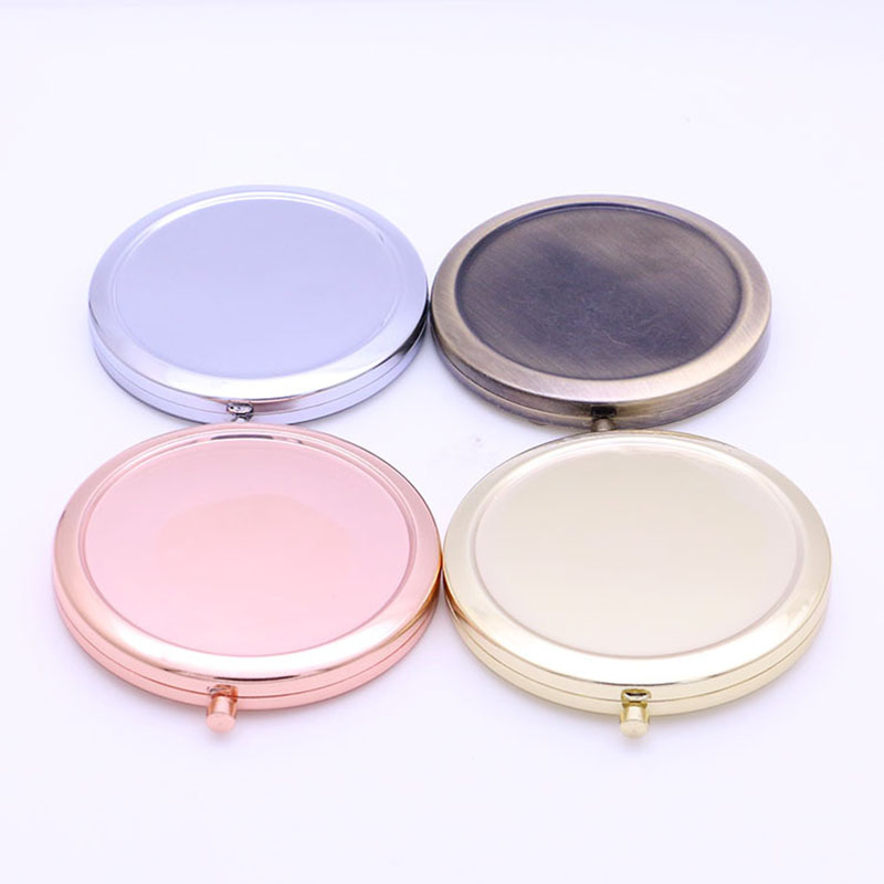 パーソナライズロゴ/写真入り携帯用コンパクトミラー、丸型化粧 - Photo Beauty Makeup のレビューと価格