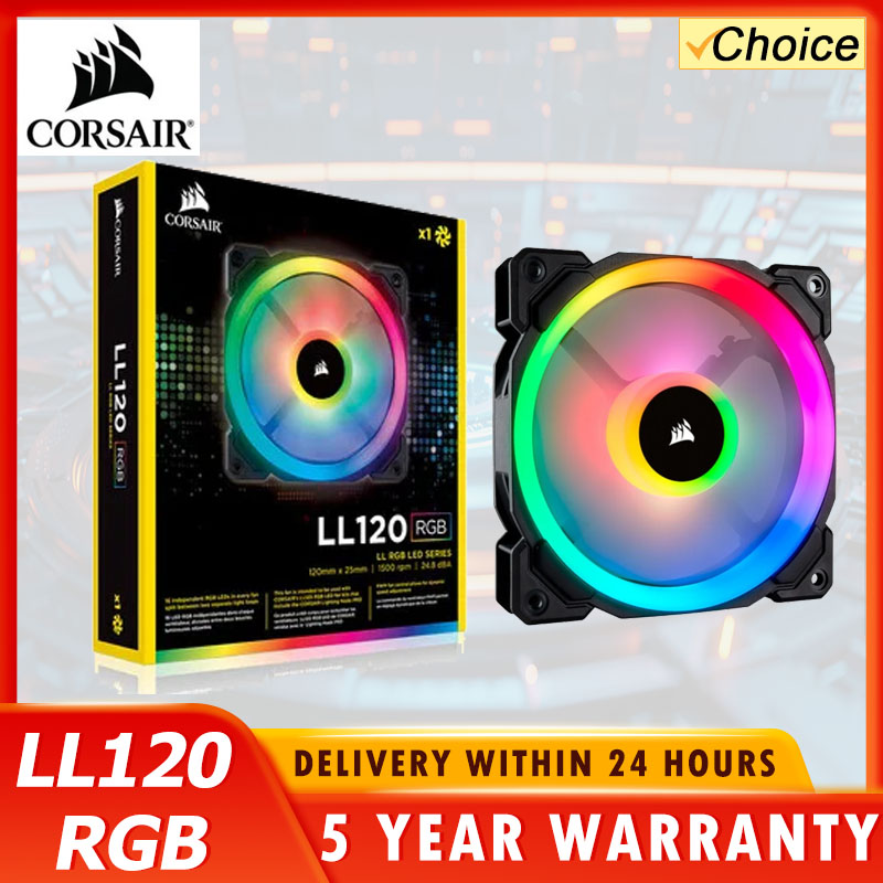 CORSAIR LL120 RGB 120mm デュアルライ - Led Ring Light のレビューと価格