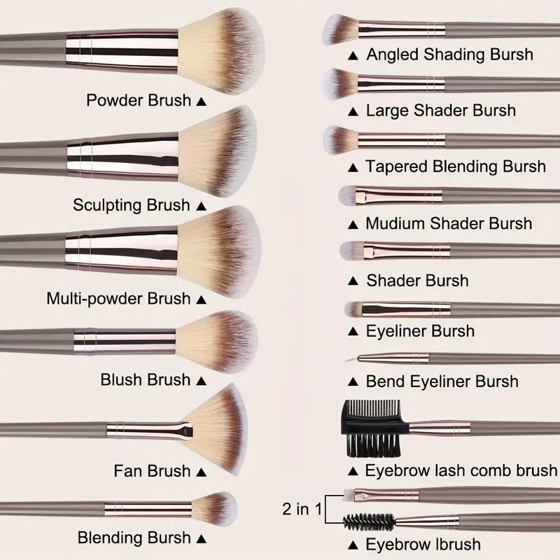 10-20 個のメイクブラシセットファンデーションコンシーラ - Huda Beauty Makeup Brush Set のレビューと価格