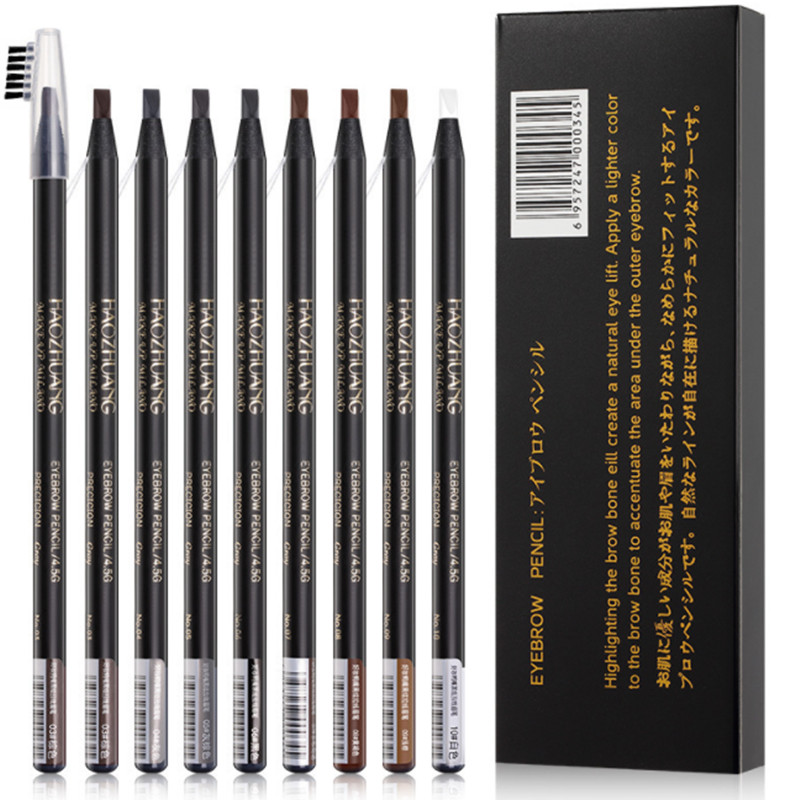 12 個白眉ペンシル描画ラインペンアイシャドウナチュラル長期 - Beauty Makeup Drawing のレビューと価格