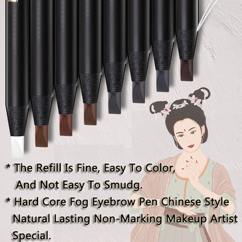 12 個白眉ペンシル描画ラインペンアイシャドウナチュラル長期 - Beauty Makeup Drawing のレビューと価格