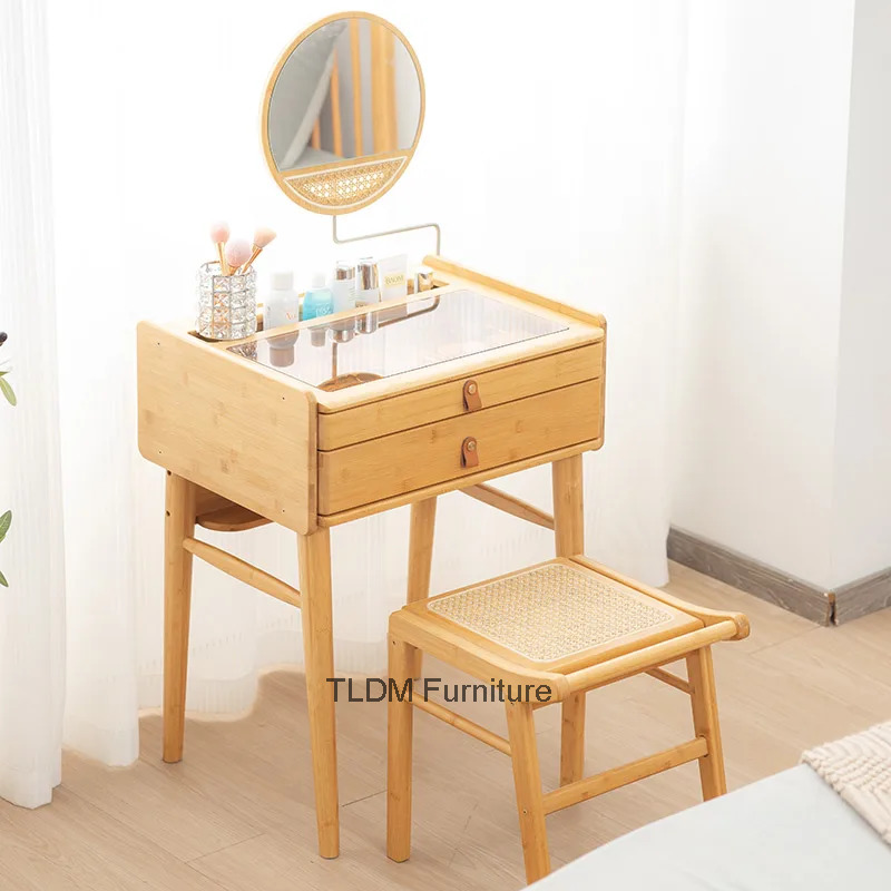 デザインミニマリスト化粧台寝室小さな安い化粧ヴィンテージドレ - Beauty Makeup Table のレビューと価格