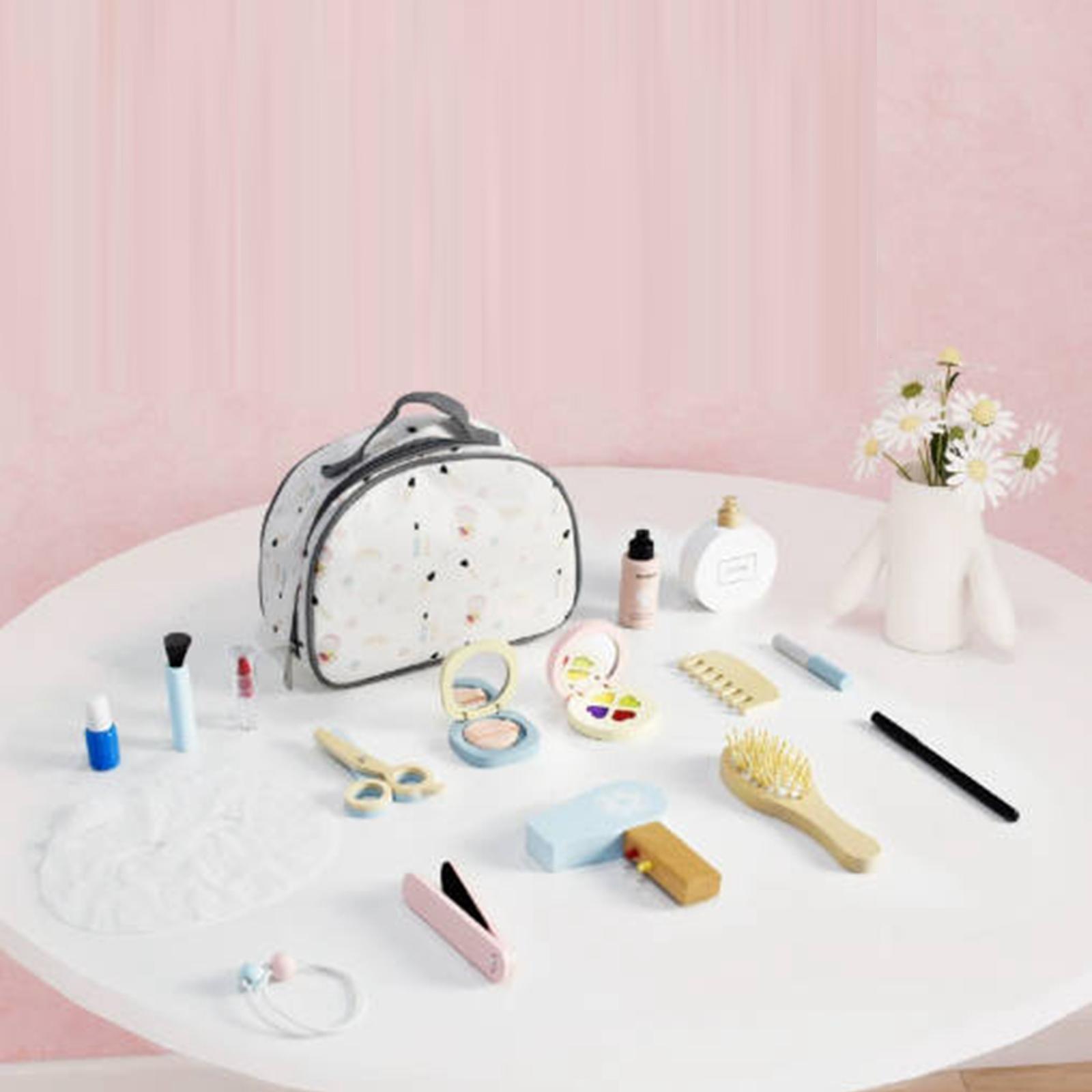 木製メイクアップおもちゃセット ロールプレイングゲーム 誕生 - Makeup Beauty Makeup Game のレビューと価格