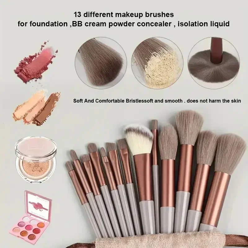 メイクブラシセットソフトふわふわプロフェッショナル化粧品ファ - Huda Beauty Makeup Brush Set のレビューと価格