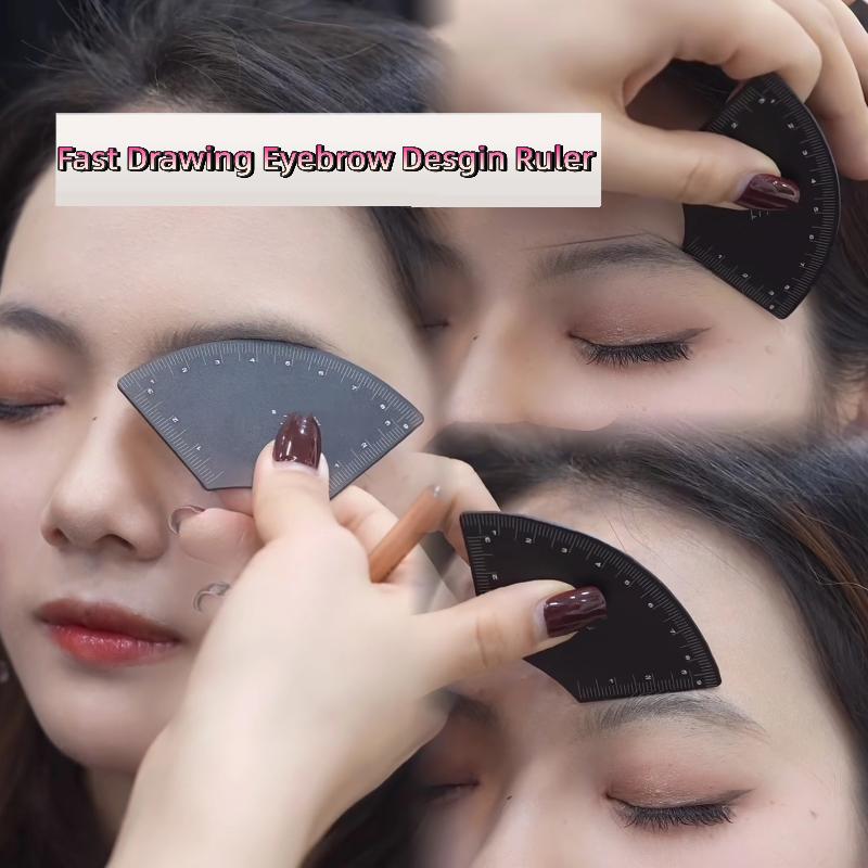 ステンレス鋼高速描画眉毛デザイン定規マイクロブレーディングマ - Beauty Makeup Drawing のレビューと価格
