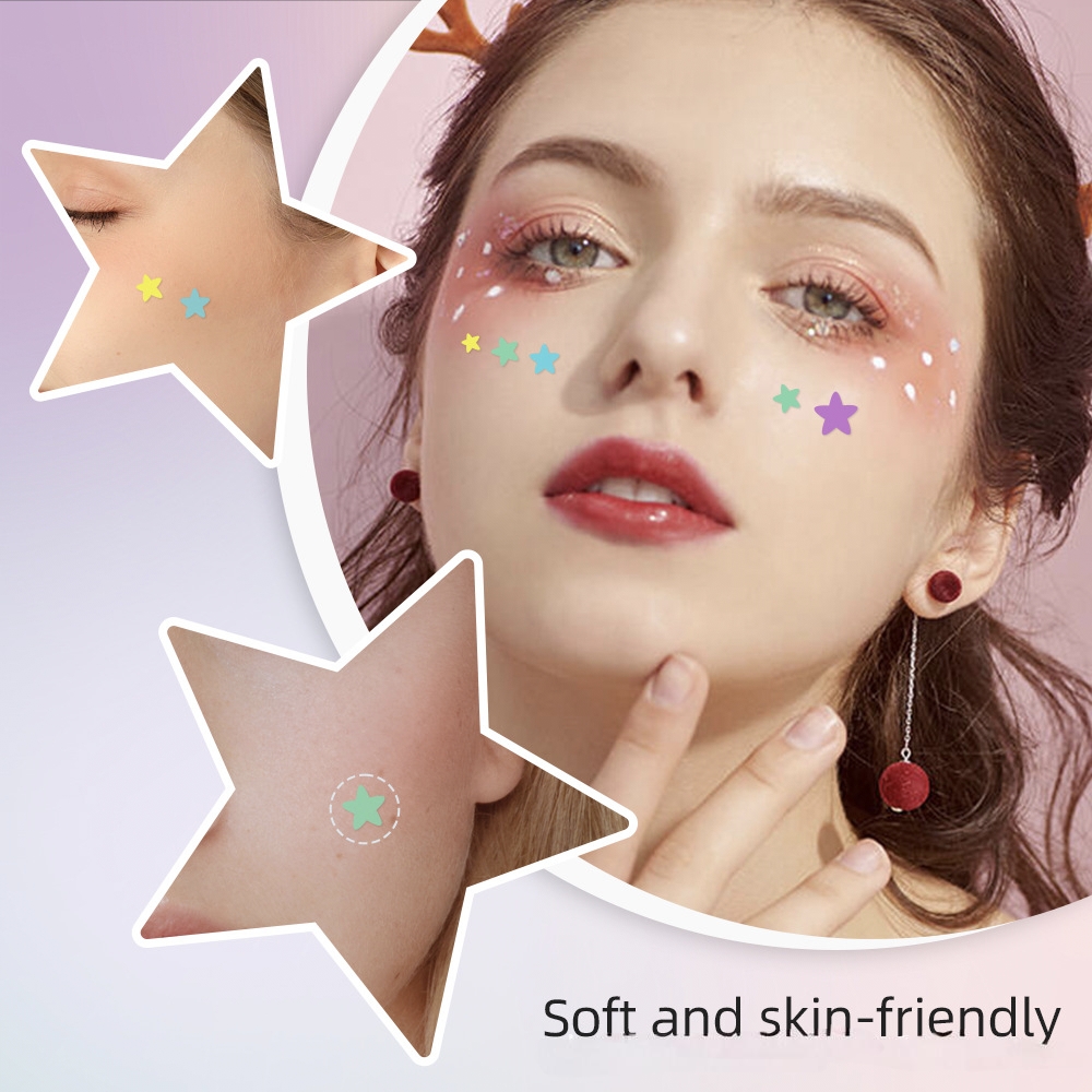 400 個スターニキビパッチにきびカラフルな目に見えないニキ - Beauty Zone Makeup のレビューと価格