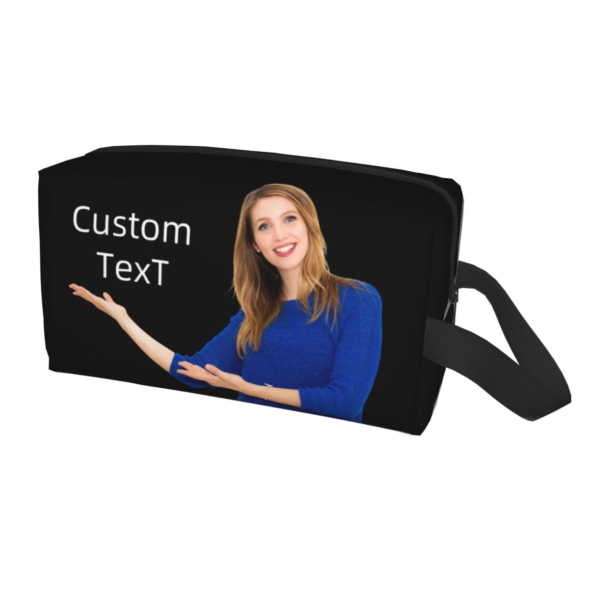 カスタムデザインロゴカスタム顔写真トラベル化粧品バッグ女性用 - Photo Beauty Makeup のレビューと価格