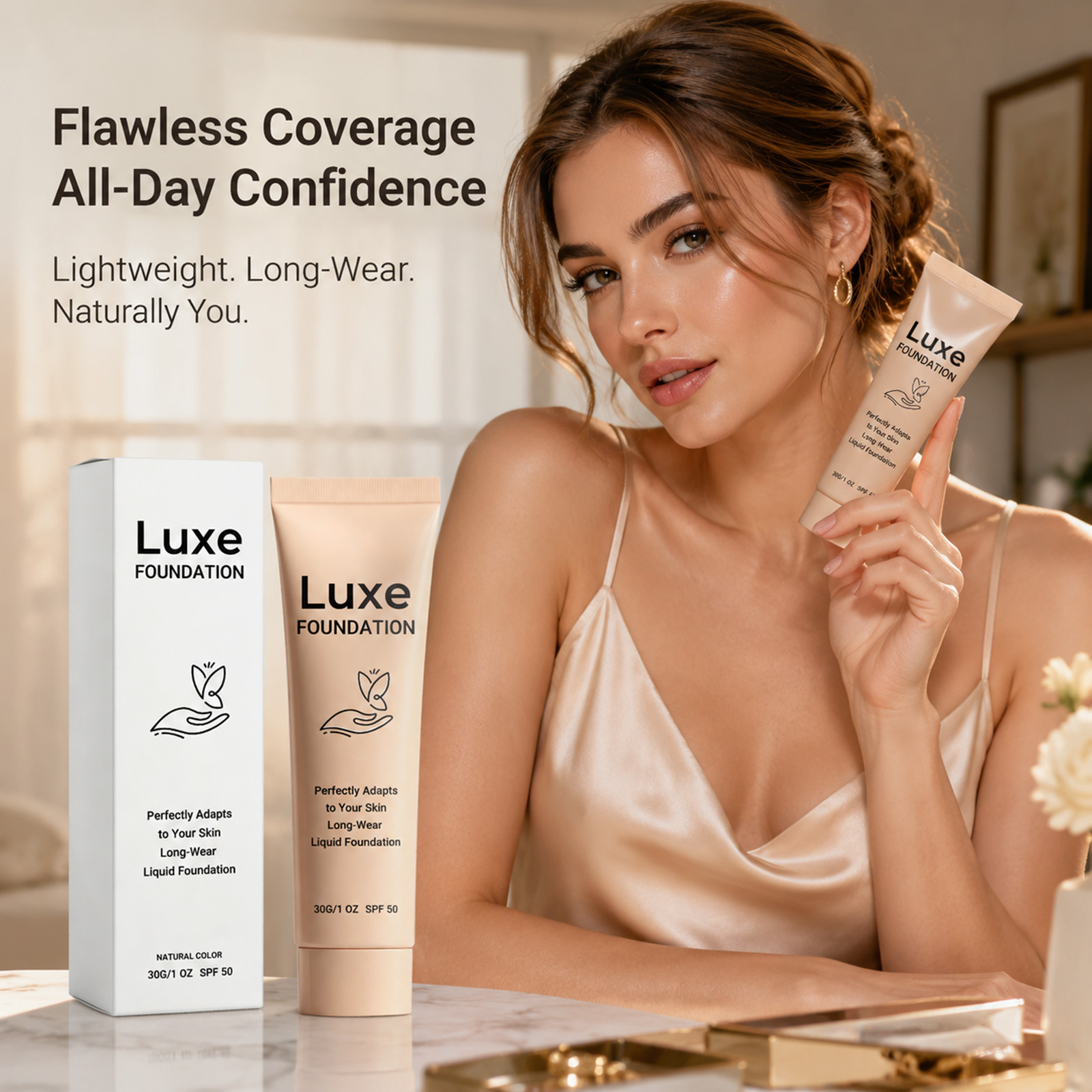 SPF50+ カラーチェンジファンデーション ロングラスティ - Beauty Makeup Cream のレビューと価格