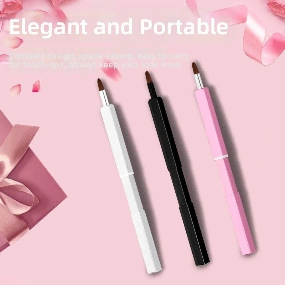 美容ツール アルミチューブ 伸縮式リップブラシ テレスコピッ - Beauty Makeup Pic のレビューと価格