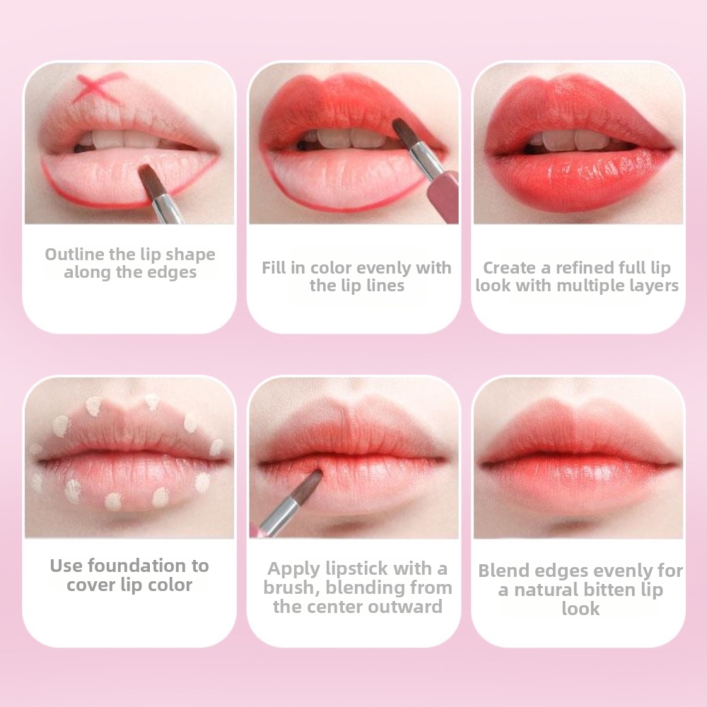 美容ツール アルミチューブ 伸縮式リップブラシ テレスコピッ - Beauty Makeup Pic のレビューと価格