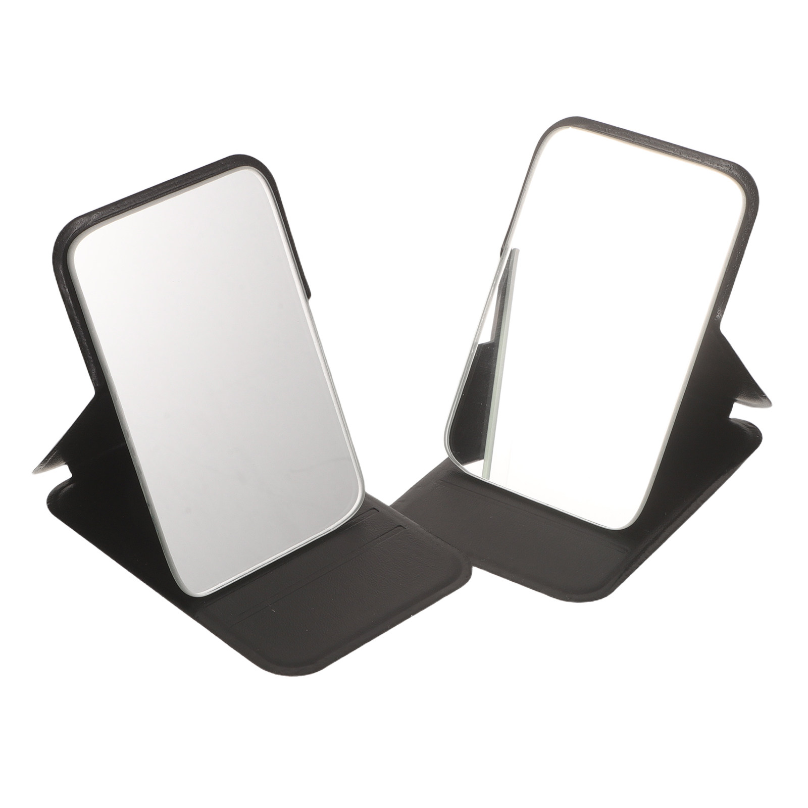 2個入り コンパクトメイクアップミラー＆コームセット。正方形 - Beauty Makeup Vanity Set のレビューと価格
