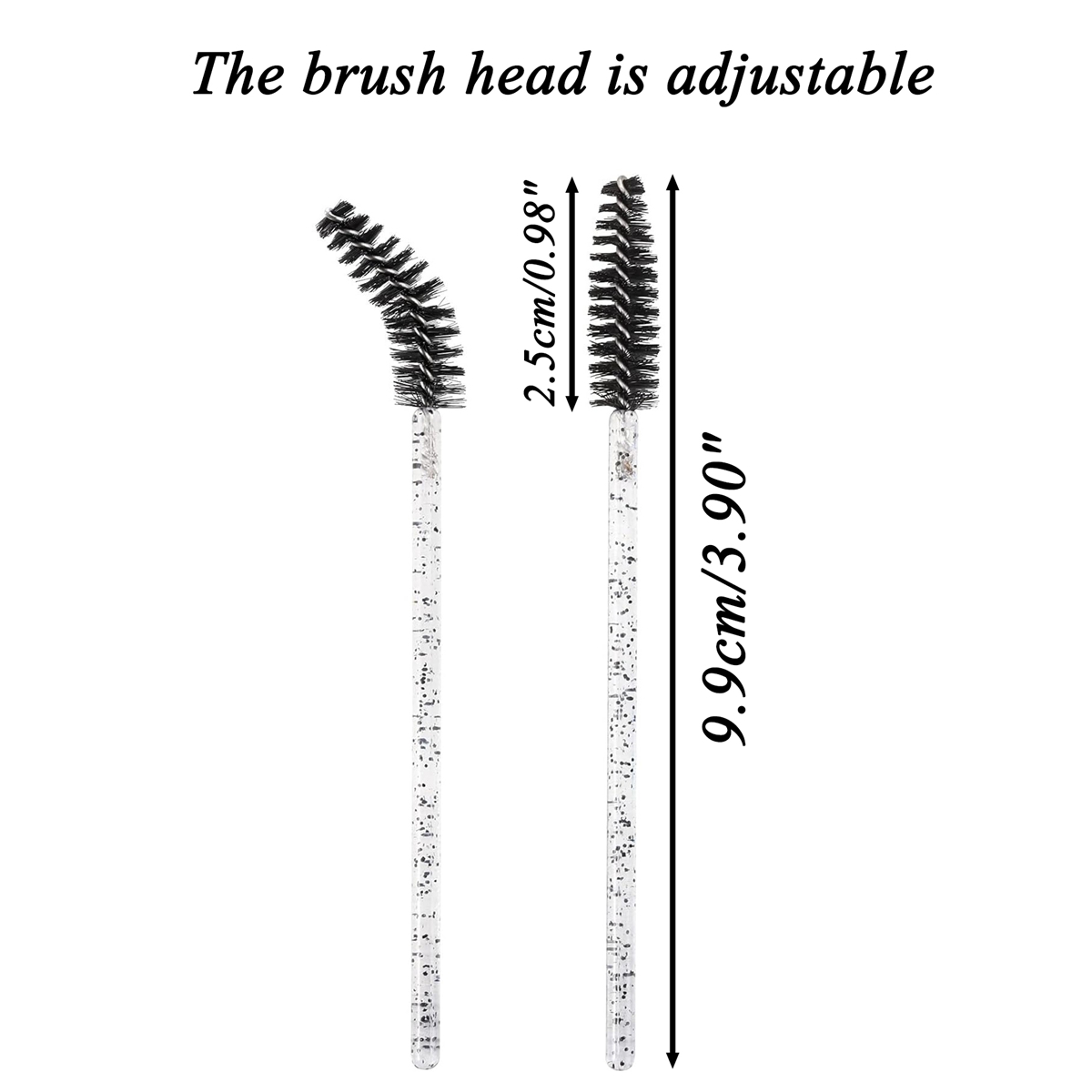 100個使い捨てまつげマスカラブラシ、ワンドアプリケーター眉 - Beauty Home Makeup のレビューと価格