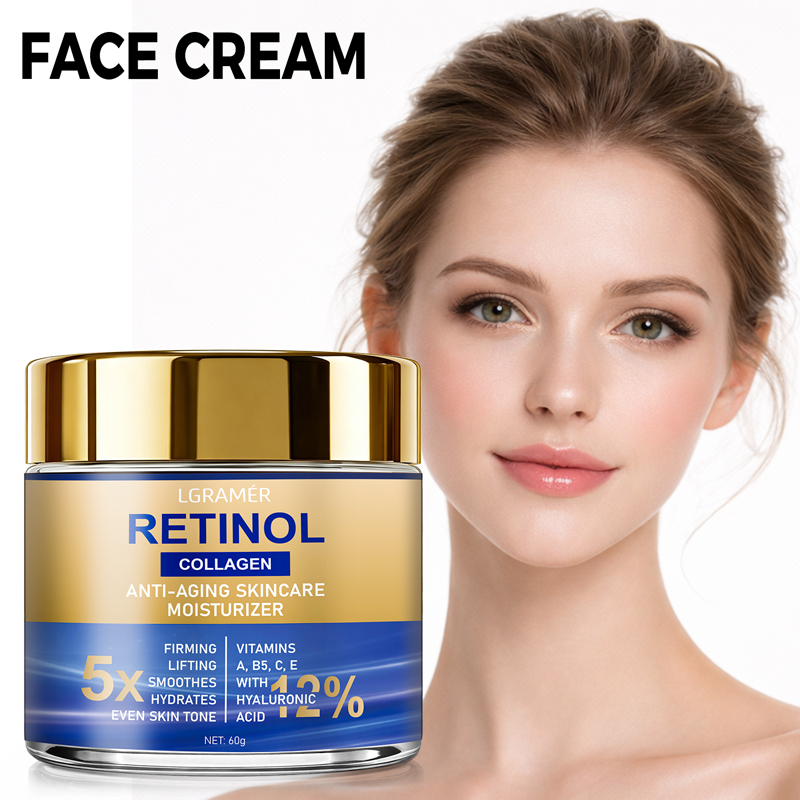 レチノールフェイスクリーム保湿しわ除去剤コラーゲンヒアルロン - Beauty Makeup Cream のレビューと価格