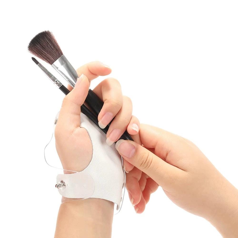 1pc プロのメイクアップアーティスト手袋カラーパレット革手 - Beauty Makeup Drawing のレビューと価格