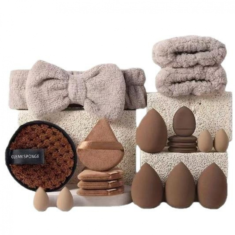 40個入り美容メイクツールコンボセット洗顔メイクパフフルセッ - Huda Beauty Makeup Brush Set のレビューと価格