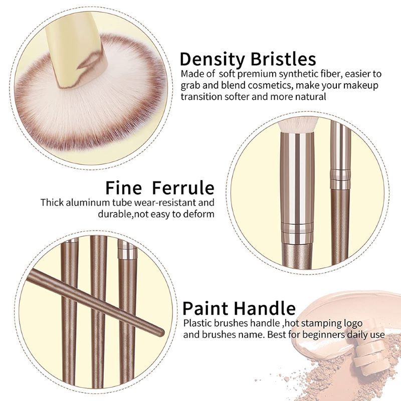 プロフェッショナル 3-20 個メイクブラシセットソフトふわ - Huda Beauty Makeup Brush Set のレビューと価格