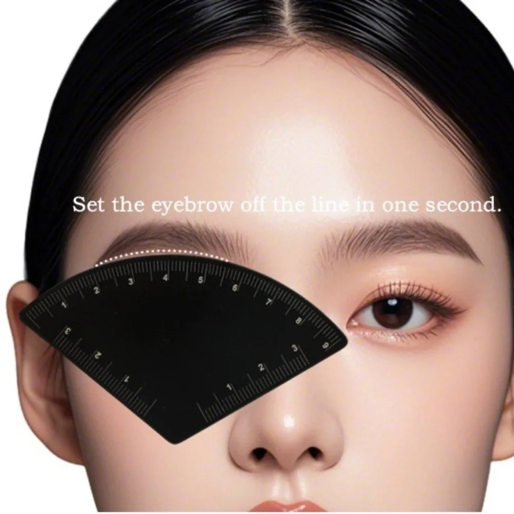 新しい高速描画眉毛描画眉毛デザイン定規再利用可能な整形メイク - Beauty Makeup Drawing のレビューと価格