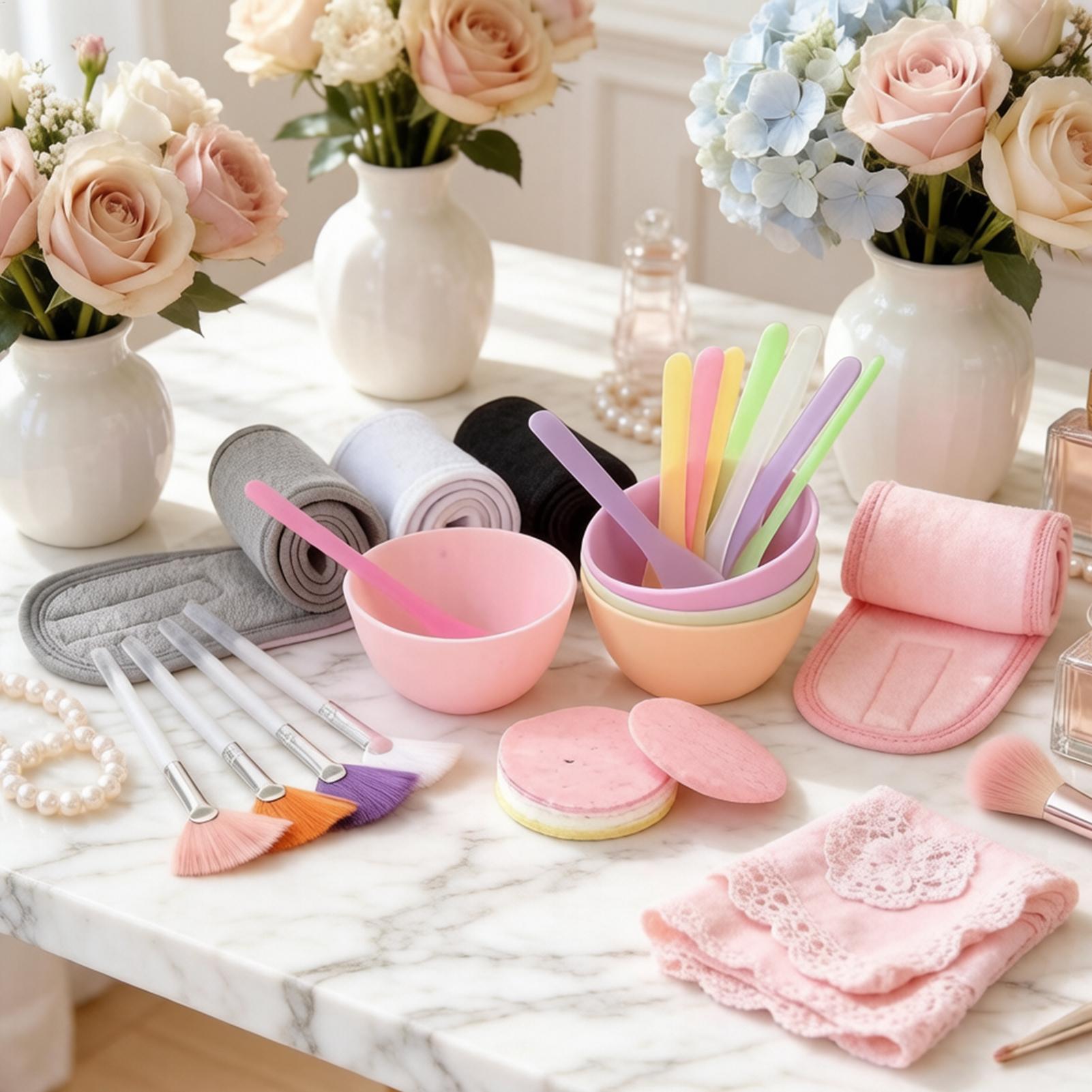 フェイスカバースパチュラ37個入りシリコン製再利用可能ブラシ - Beauty Home Makeup のレビューと価格
