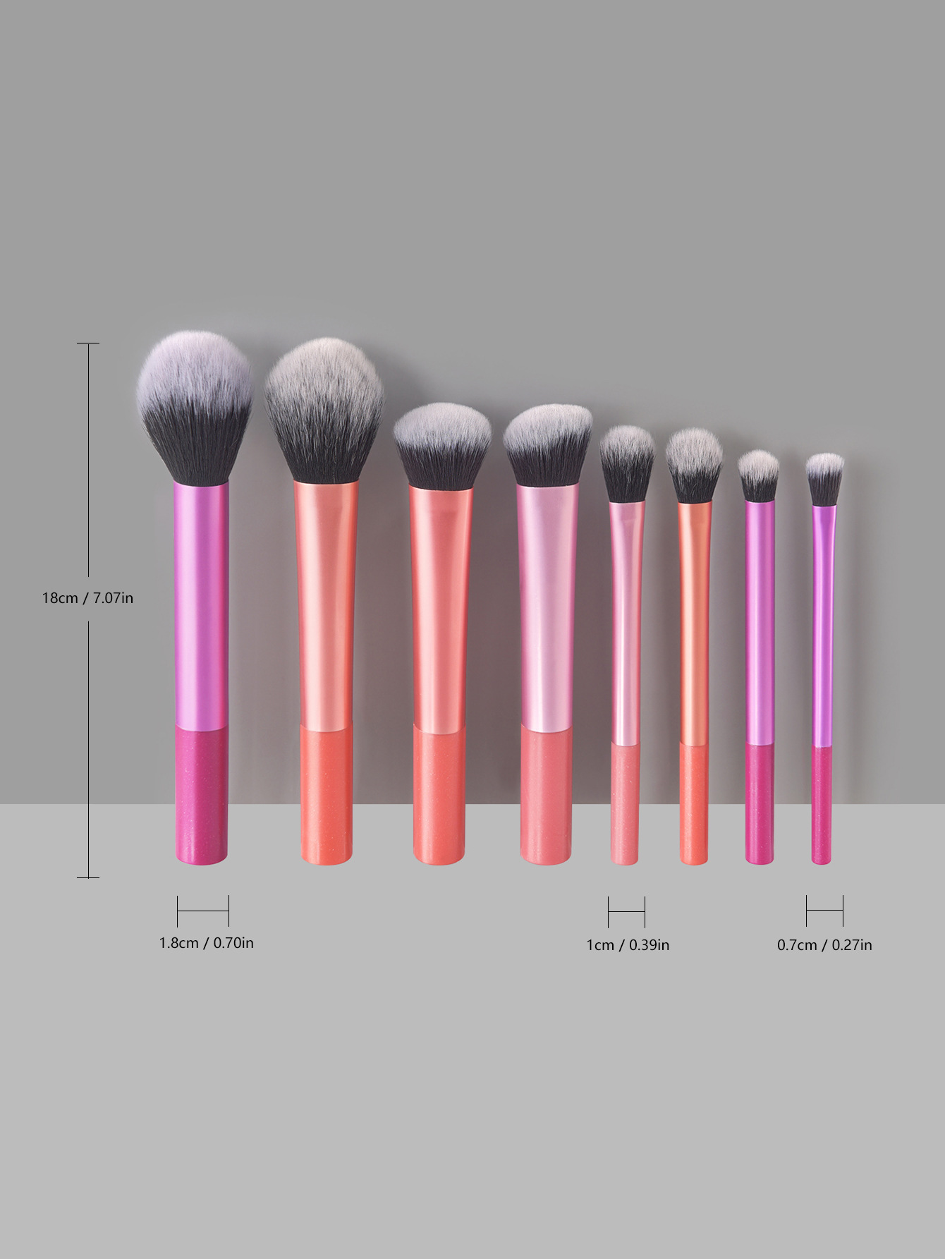 8本プロお手入れ簡単メイクブラシセット - 柔らかいプレミア - Huda Beauty Makeup Brush Set のレビューと価格