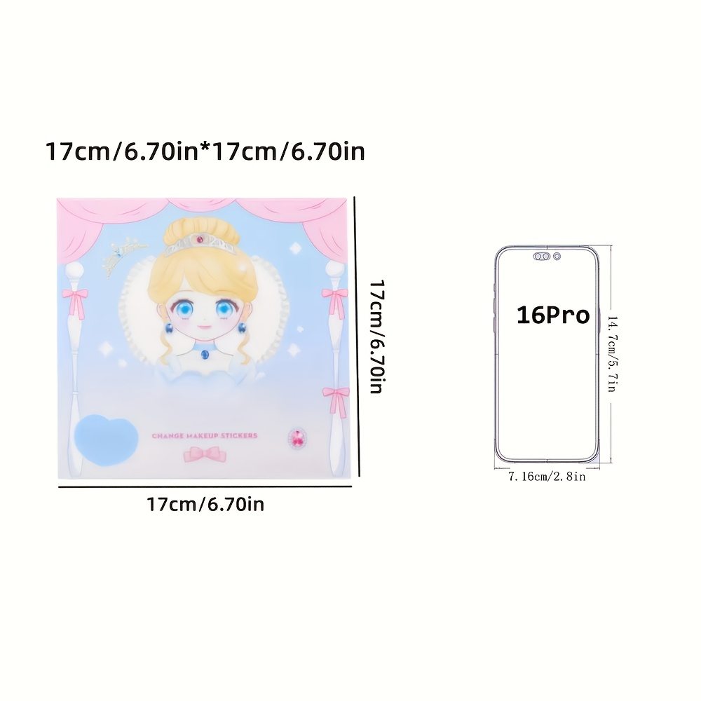 プリンセスメイクアップステッカー、ファッショナブルな人形デザ - Makeup Beauty Makeup Game のレビューと価格