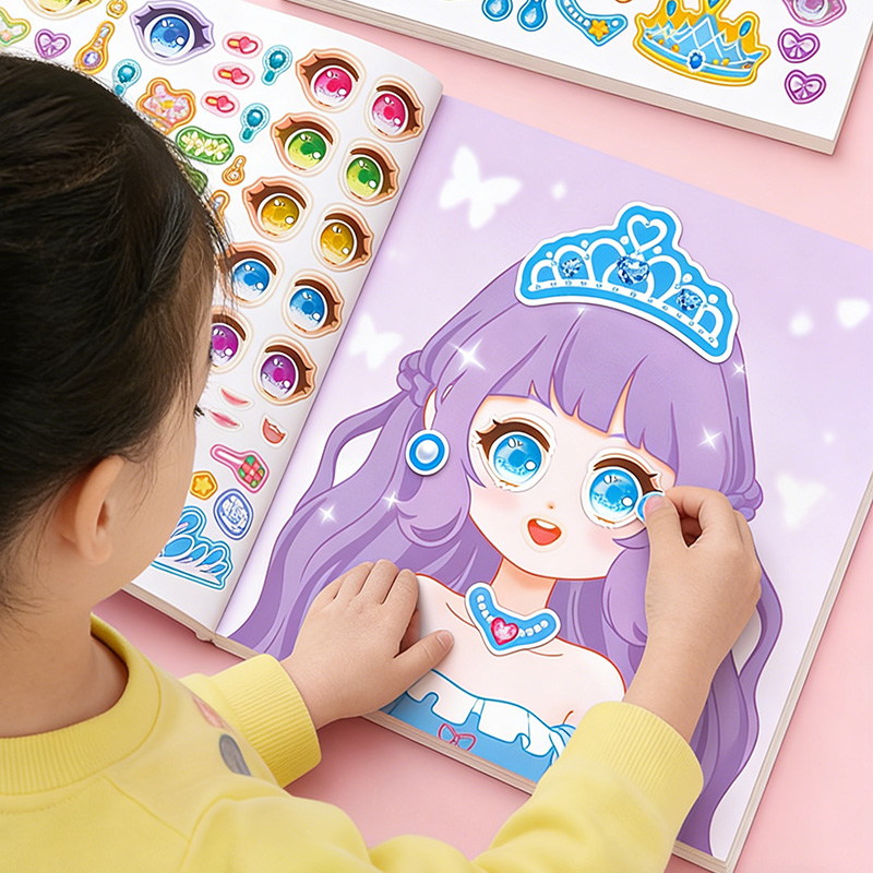 プリンセスメイクアップステッカー、ファッショナブルな人形デザ - Makeup Beauty Makeup Game のレビューと価格