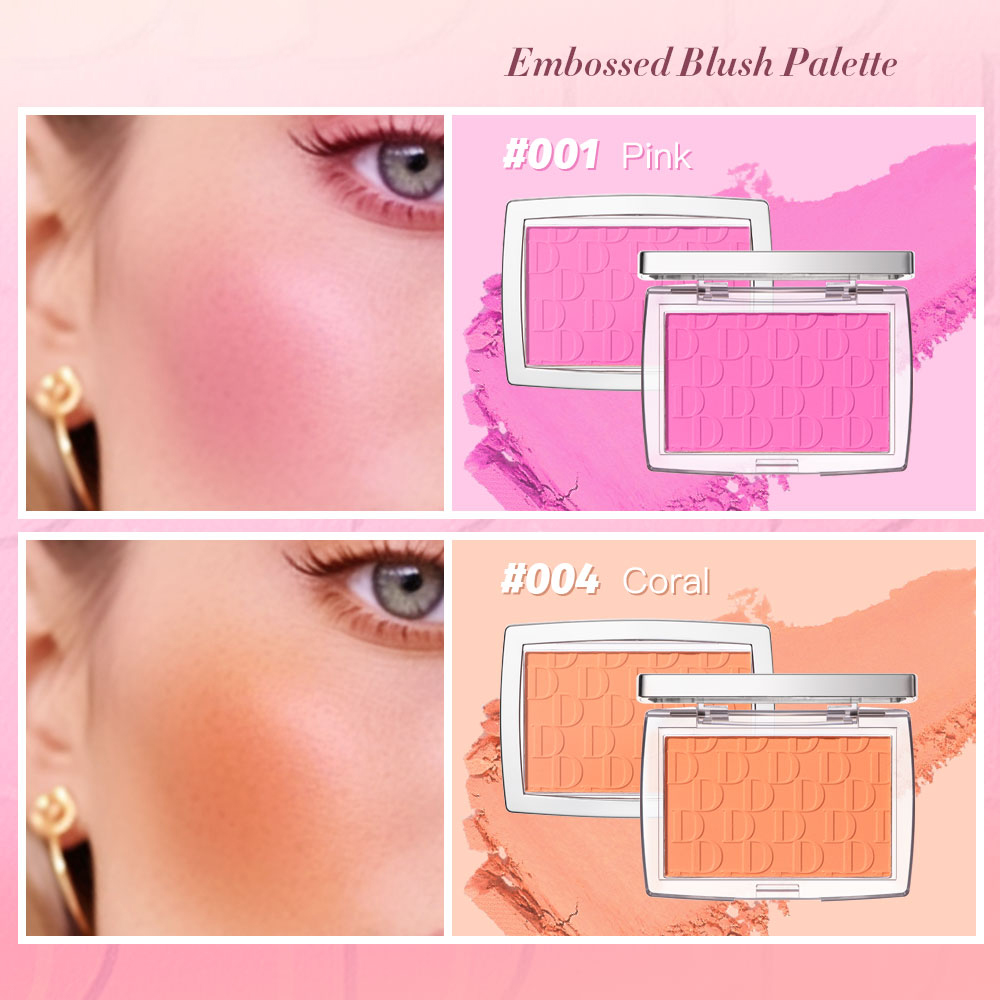 ホットマットエンボスブラッシュパレットバラ色頬紅フェイシャル - Rare Beauty Makeup Highlighter のレビューと価格