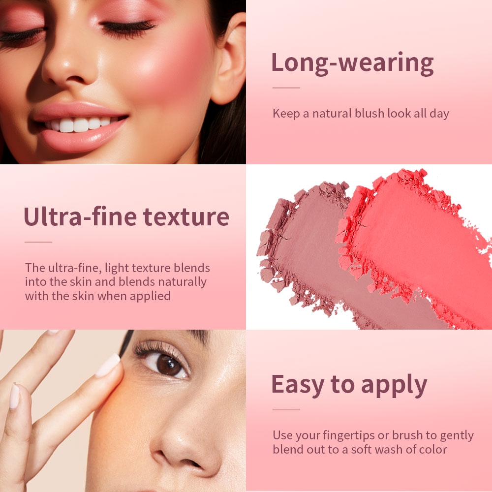 ホットマットエンボスブラッシュパレットバラ色頬紅フェイシャル - Rare Beauty Makeup Highlighter のレビューと価格
