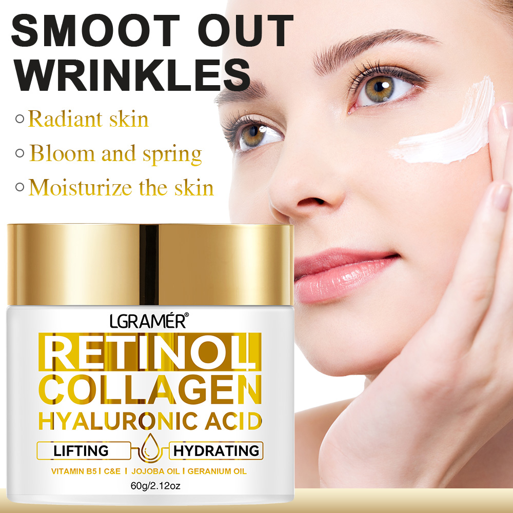 レチノールフェイスクリーム保湿しわ除去コラーゲンヒアルロン酸 - Beauty Makeup Cream のレビューと価格
